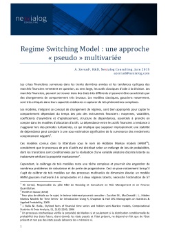 etude regime switching model nexialog